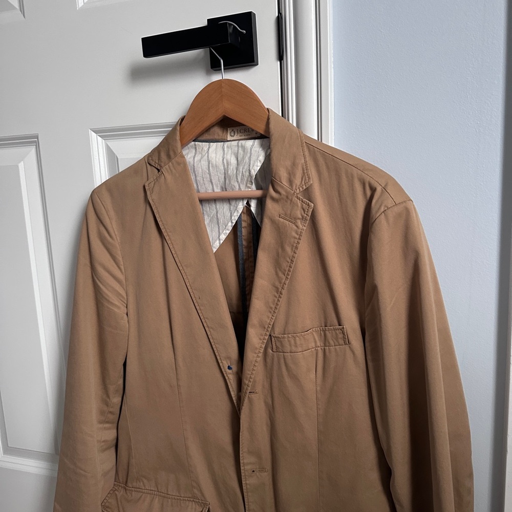 J.Crew Men’s 🧥 Khaki Clayton Sportcoat